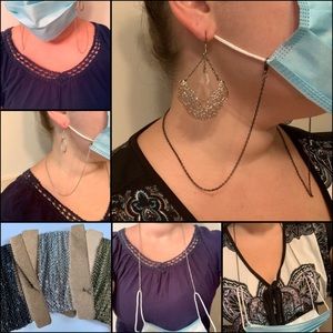 Face Mask Lanyard Chain Holder Necklace